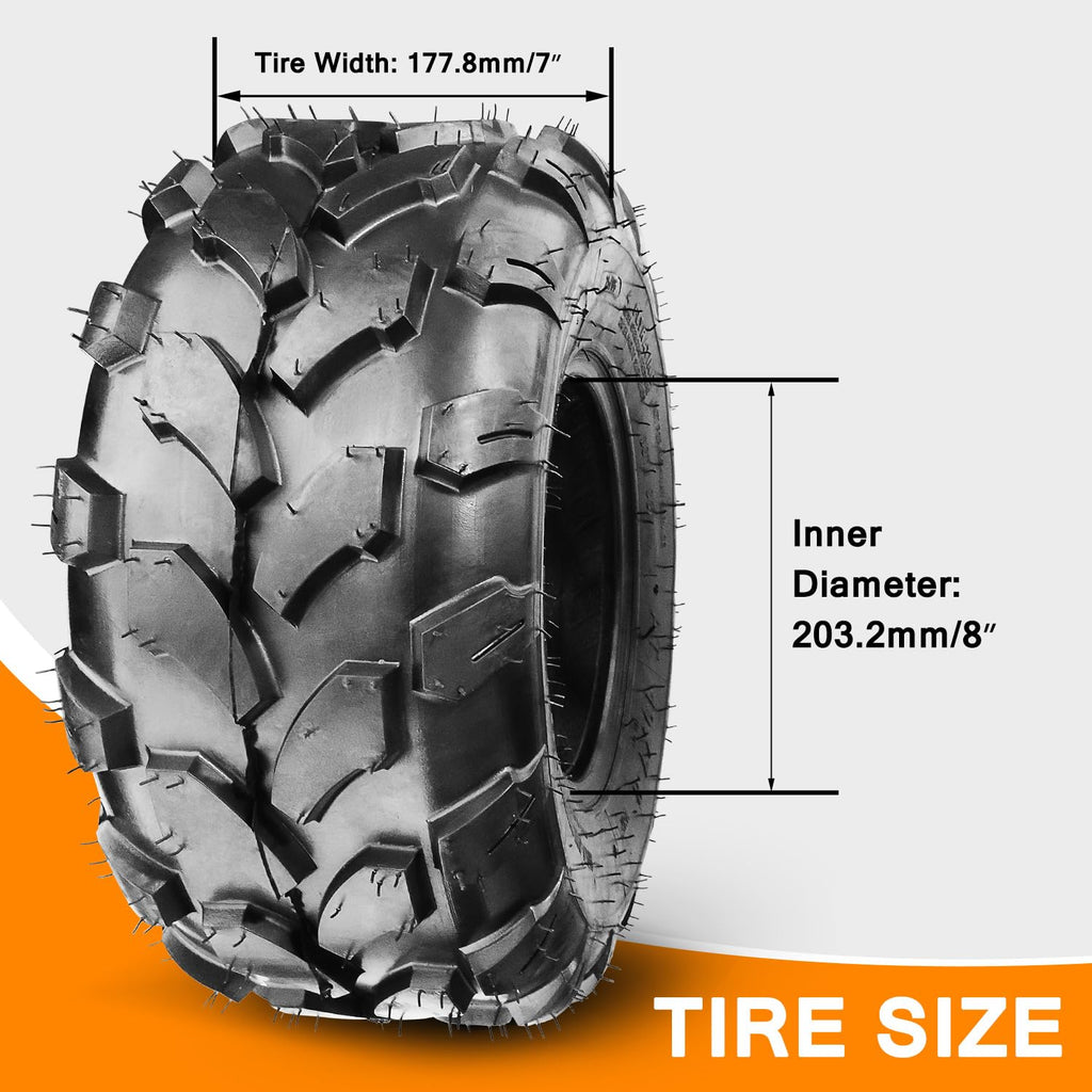 19x7-8 Tubeless Tire 1 Pack Z643551