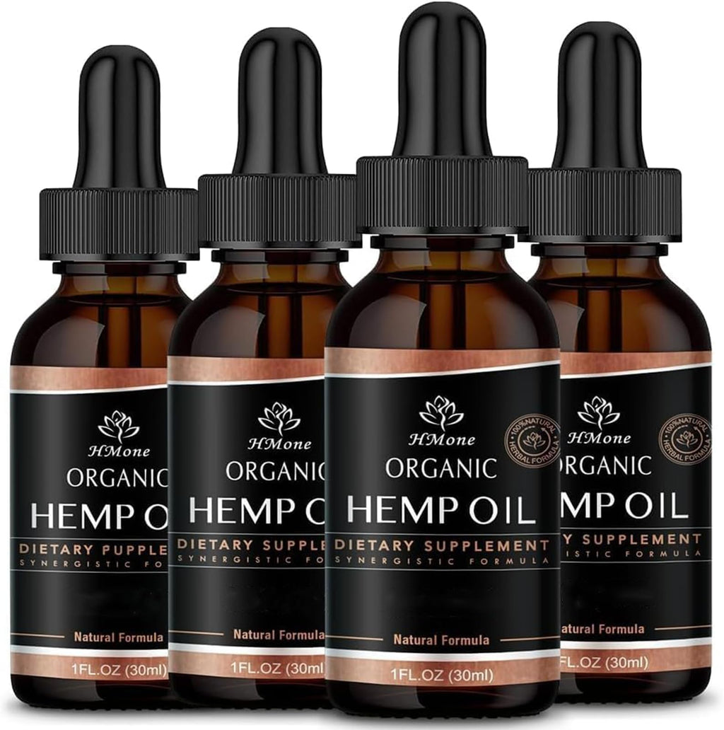 Hemp Oil 4 Packs CO2 Extract Drops D472