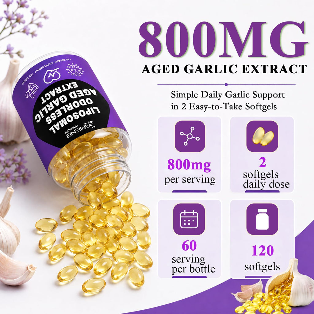 Odorless Garlic Extract 800mg Softgels P35910