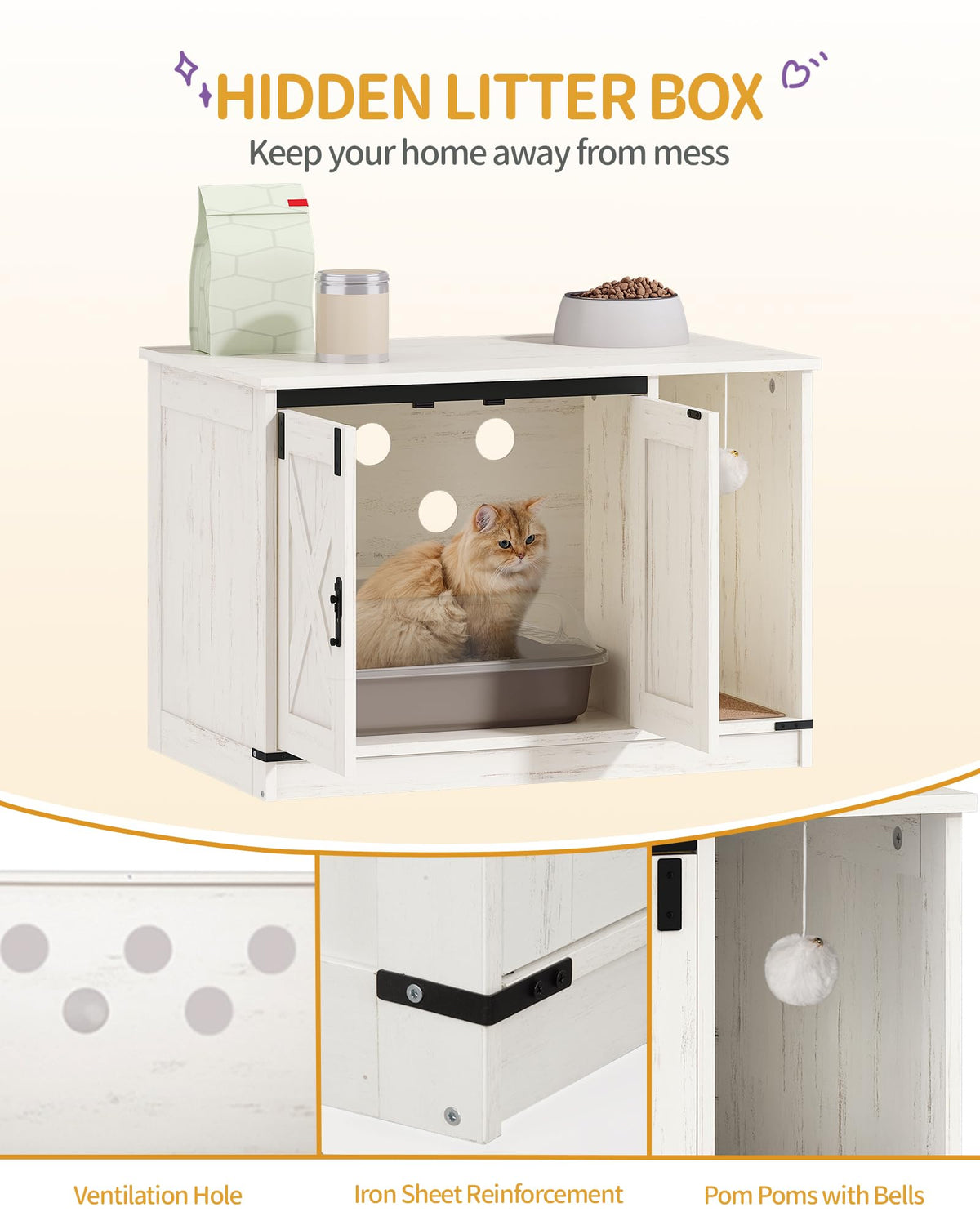 Cat Litter Box Enclosure C7471