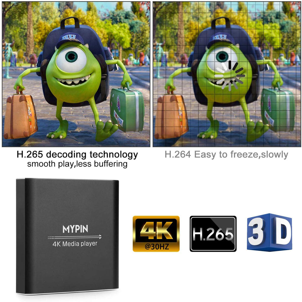 4K Media Player with Remote Control M403
