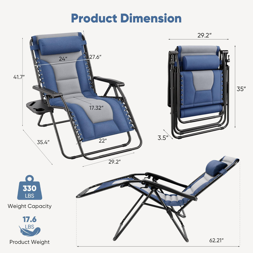 Zero Gravity Chairs Set of 2 B821120