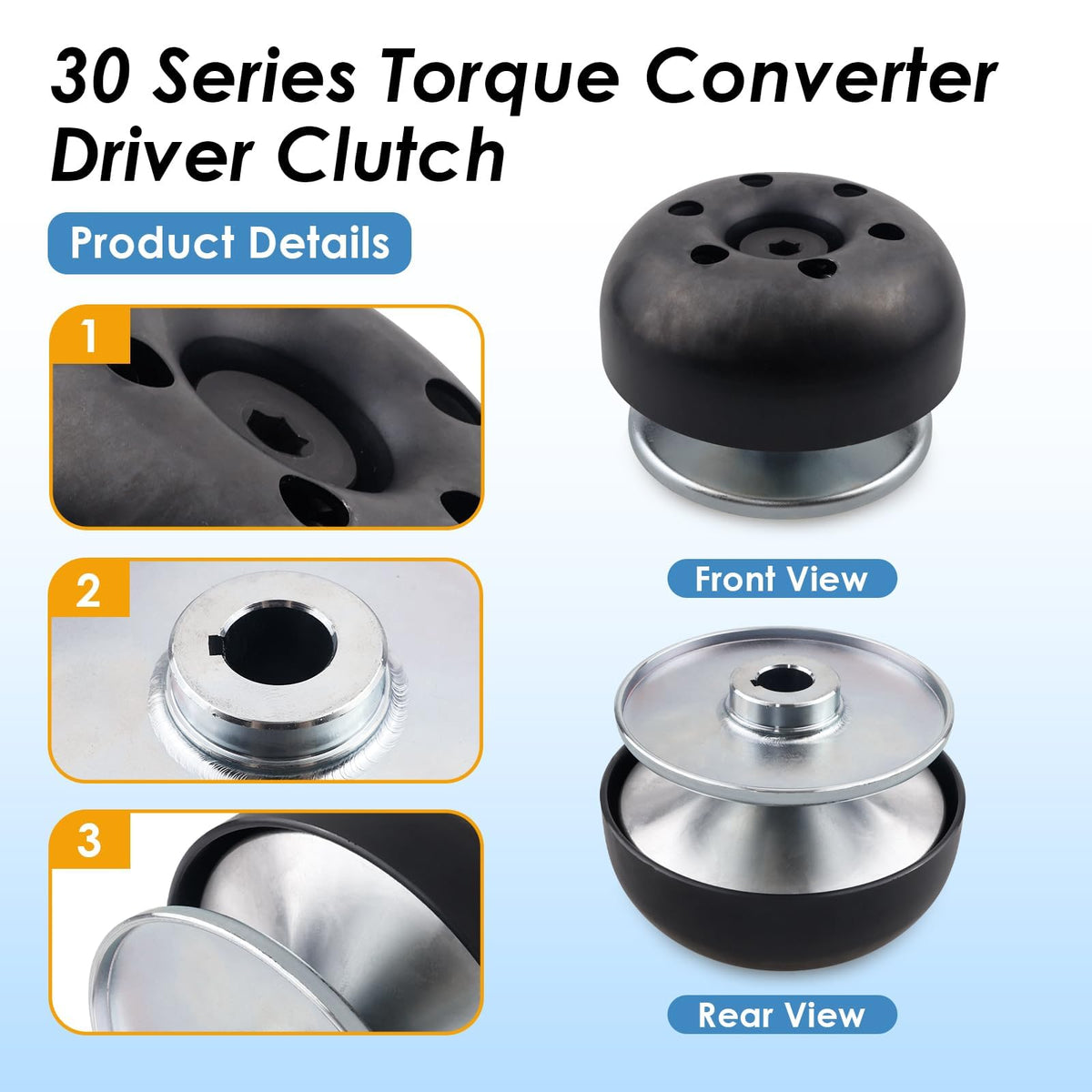 30 Series Torque Converter Driver Clutch with 3/4" Bore D39957