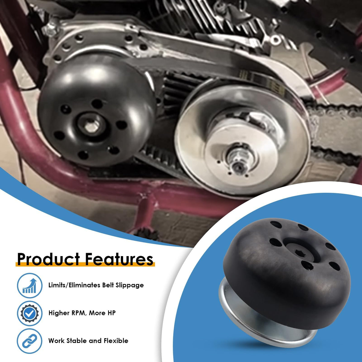 30 Series Torque Converter Driver Clutch with 3/4" Bore D39957