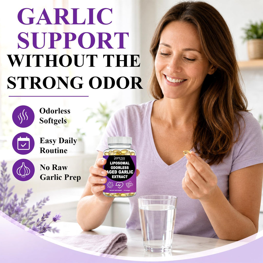 Odorless Garlic Extract 800mg Softgels P35910