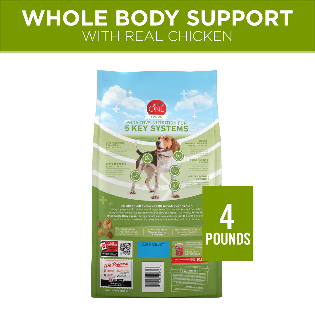 Chicken Dry Dog Food 4 lb Bag U52125