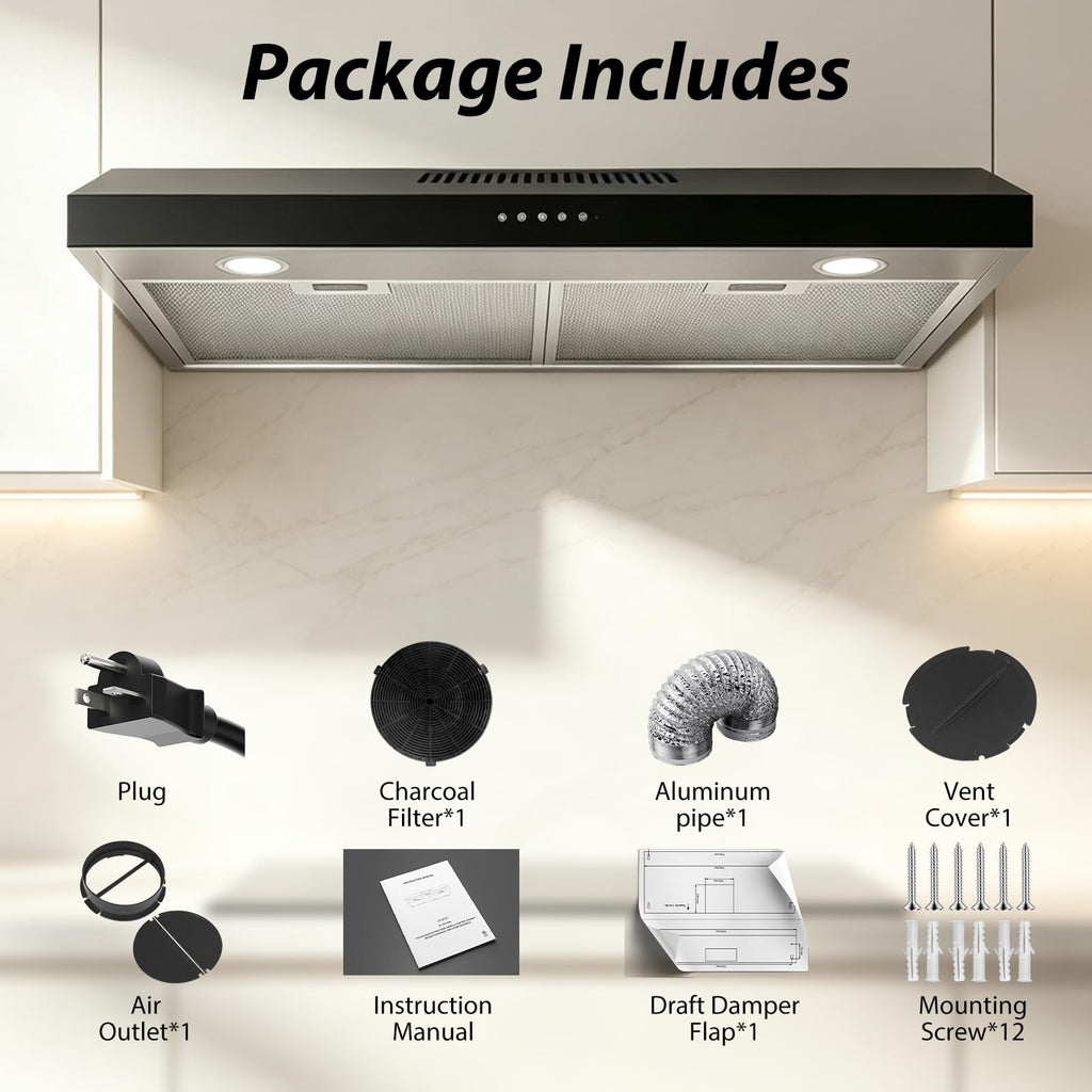 30 Inch Convertible Kitchen Range Hood X73295