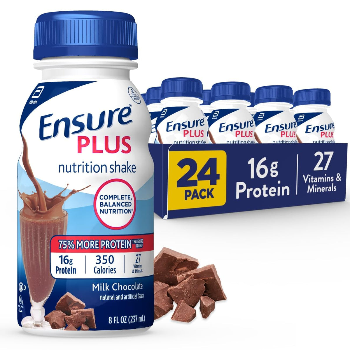 Milk Chocolate Nutrition Shake, 24 Pack T285