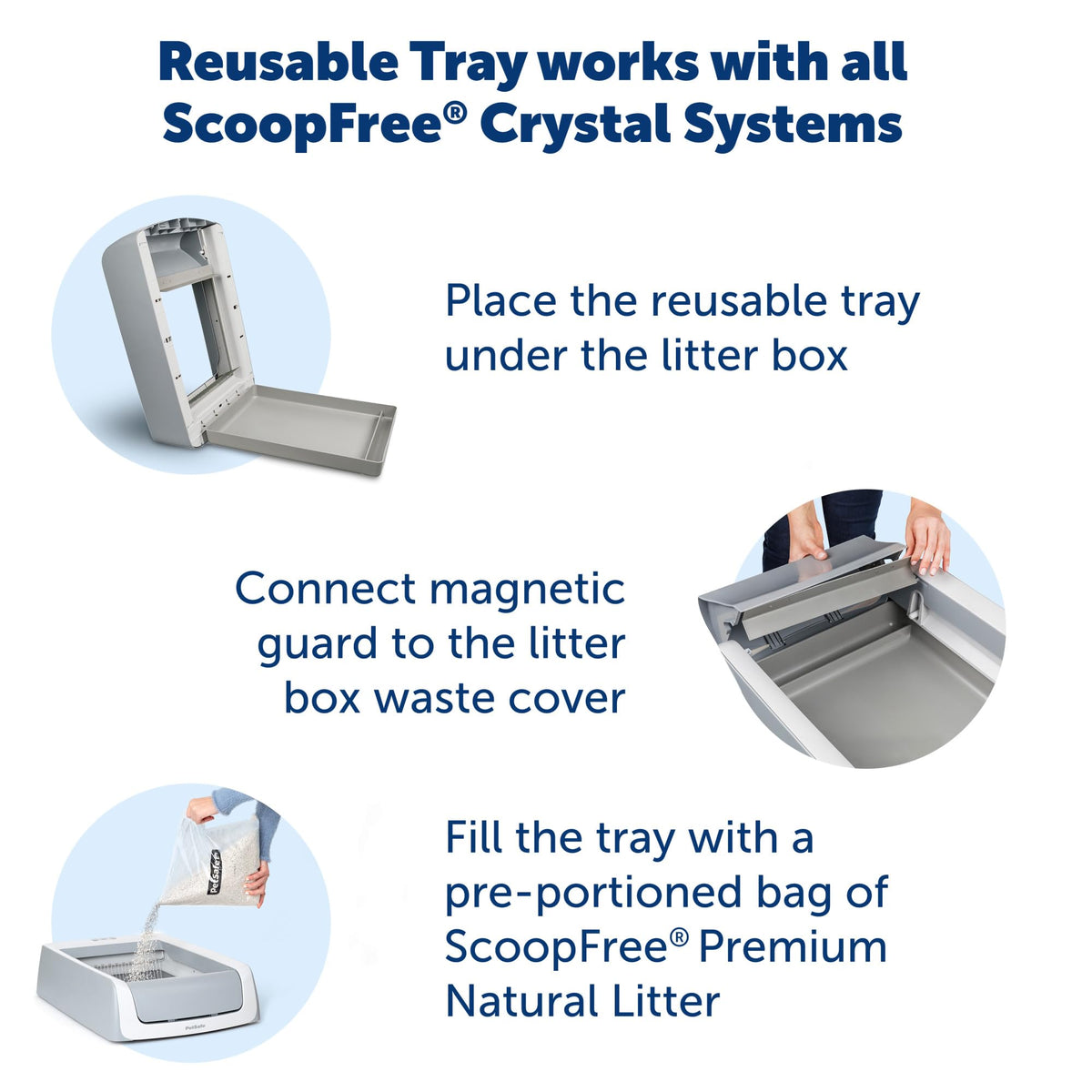 Natural Litter Reusable Tray with 4.2 lb Bag D43649