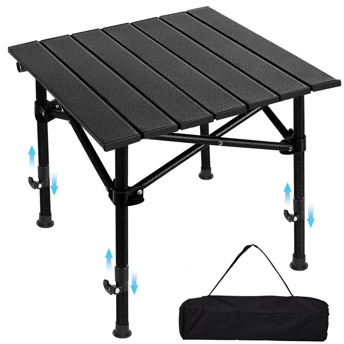 Lightweight Compact Aluminum Camping Table with Carry Bag R2261