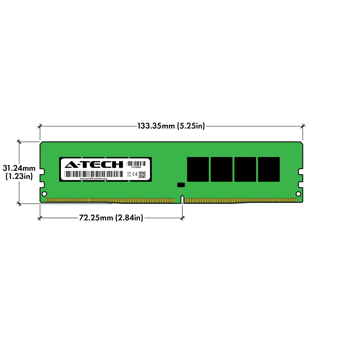 16GB DDR4 3200 MHz Non-ECC Desktop RAM Memory Modules B1916