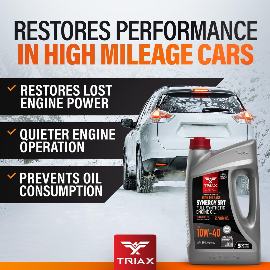 10W-40 Full Synthetic Engine Oil 5 Quart E9821