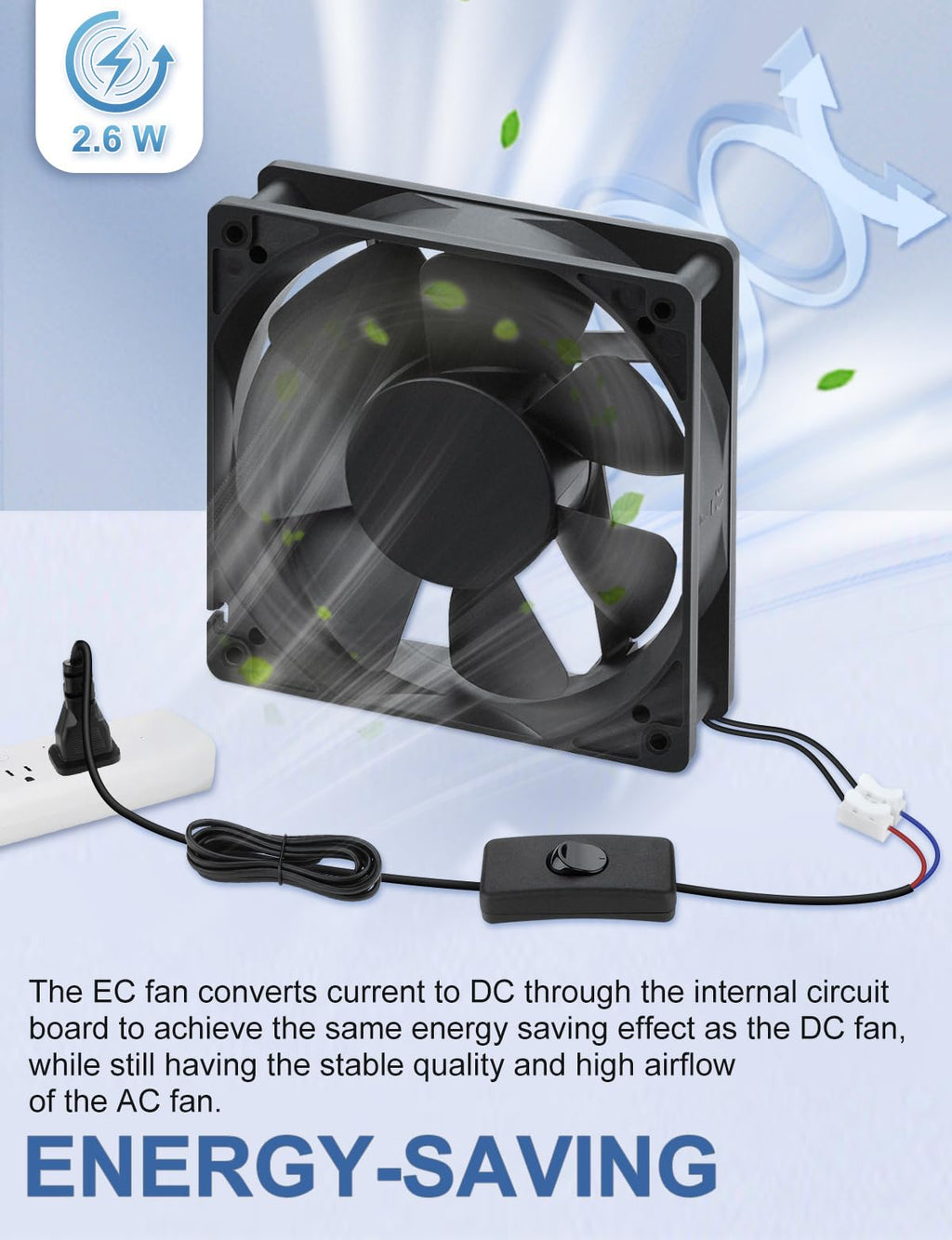 120mm x 25mm 120V Brushless Axial Fan R7339