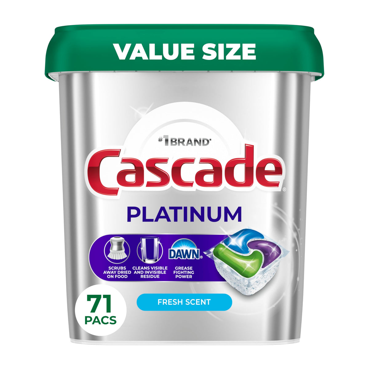 Dishwasher Pods, 71 count Y31647