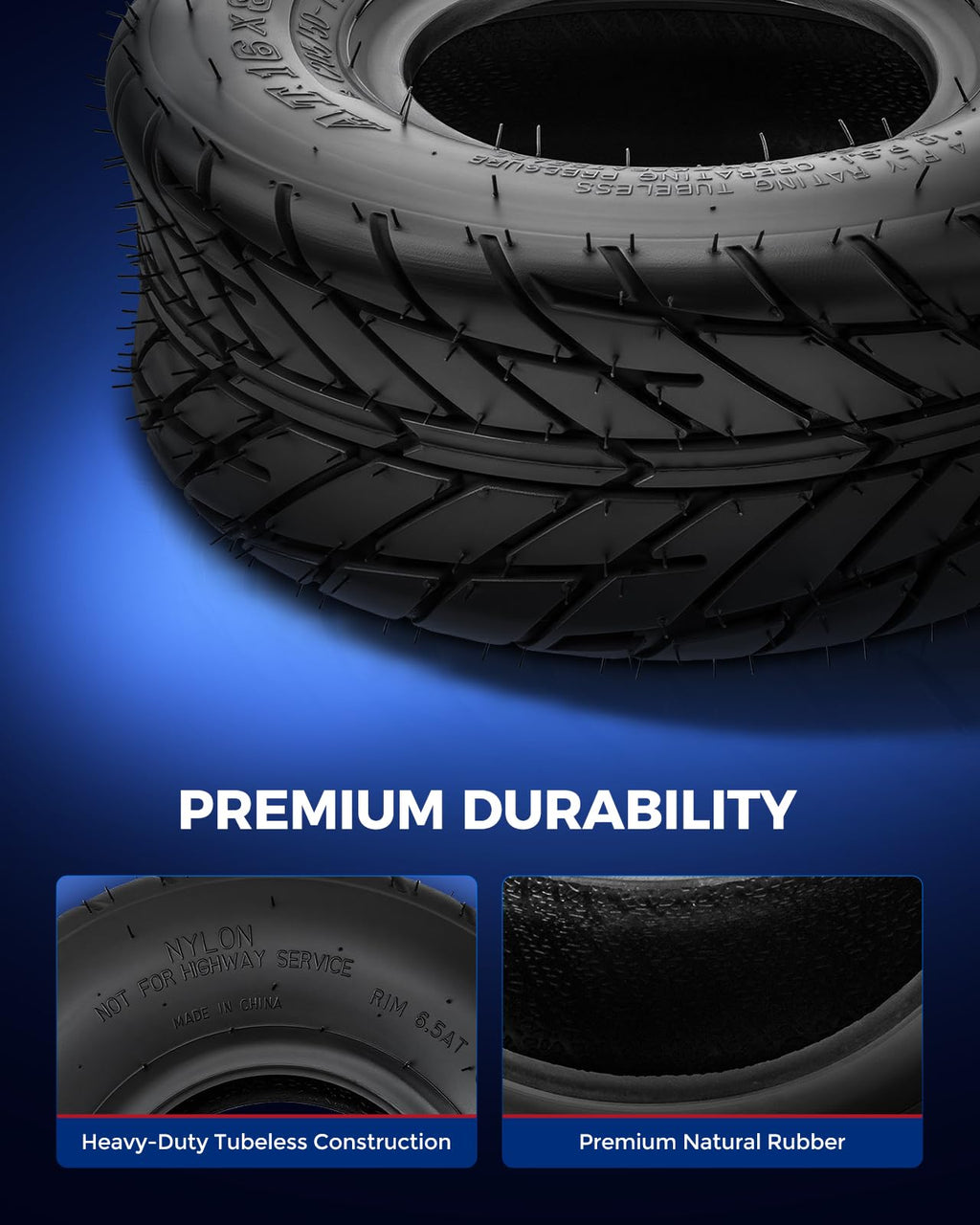 All-Terrain Tires 19x7-8 Set 2 X540322