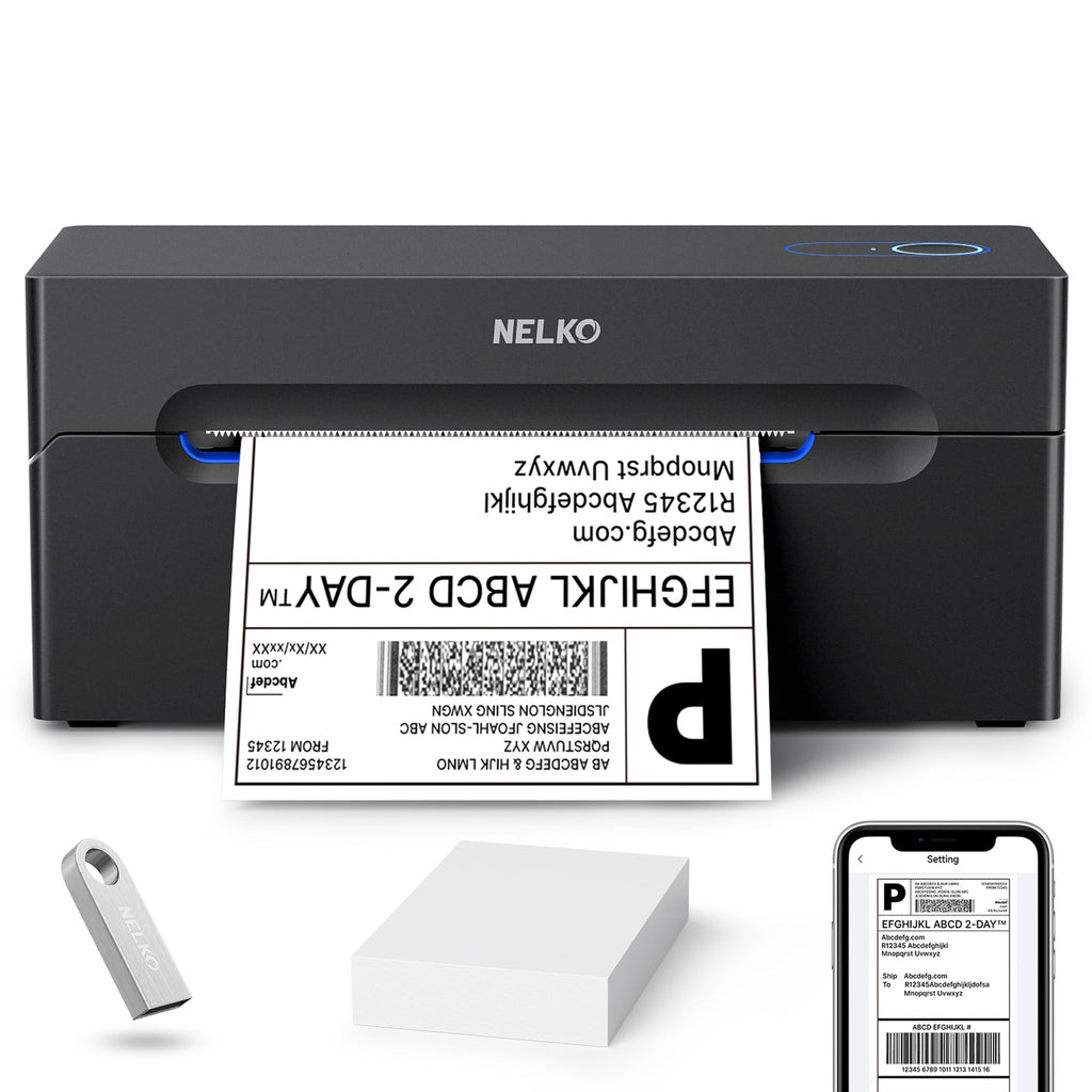 Bluetooth Thermal Shipping Label Printer W604834