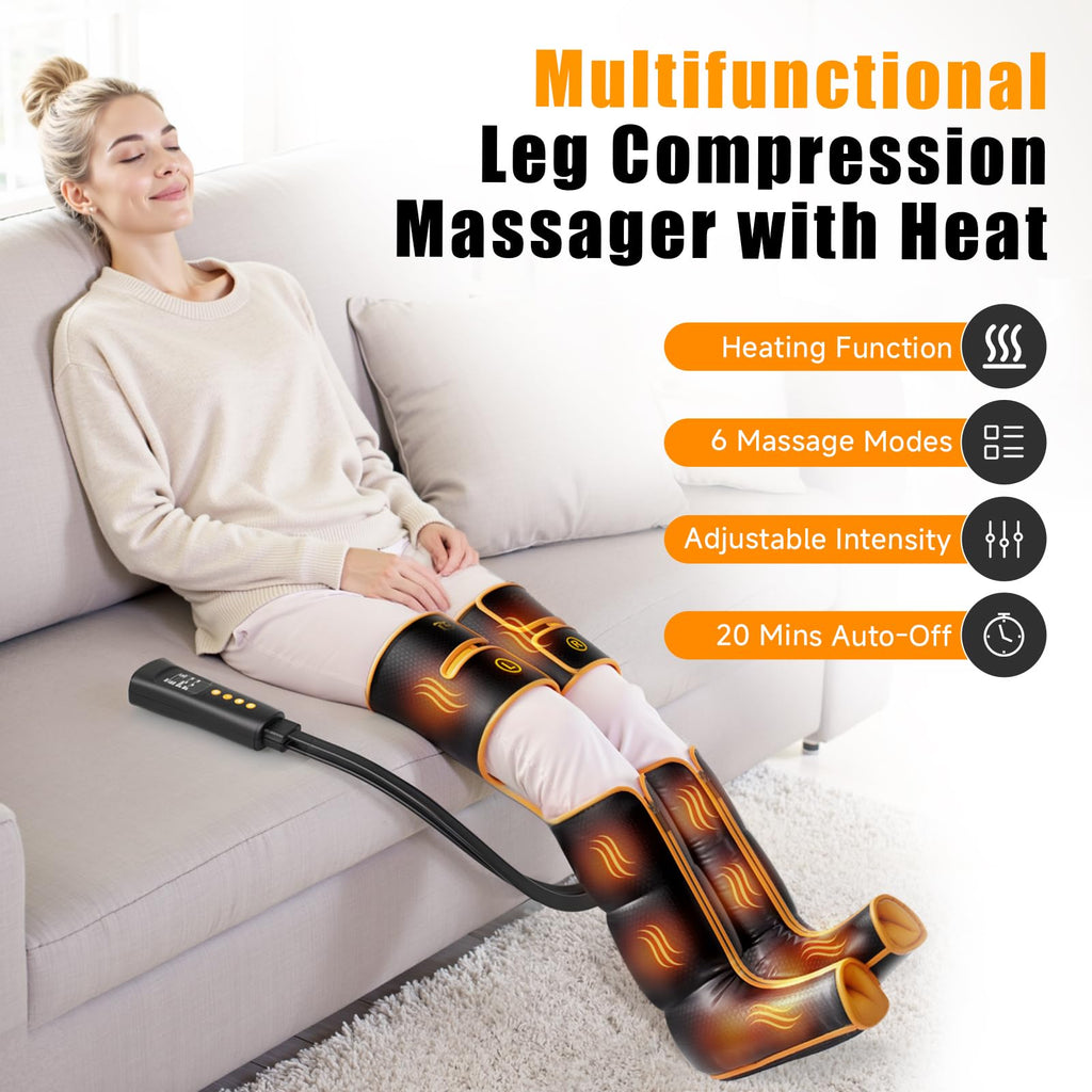 Leg Compression Massager with Heat Q6143