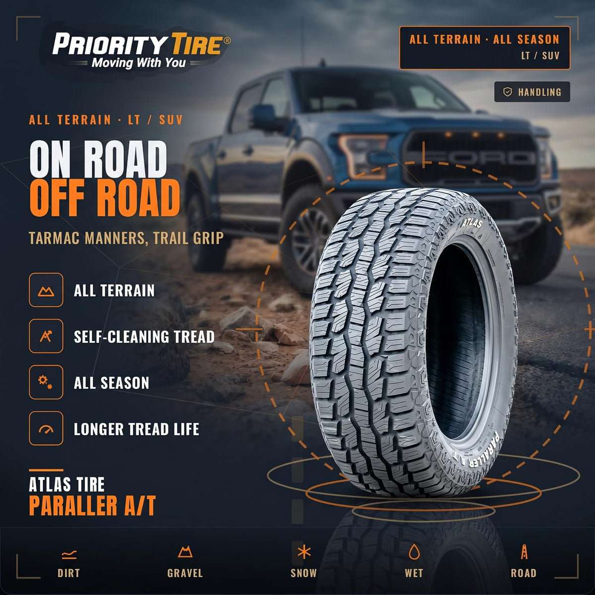 275/55R20 113S All Terrain Tire A4261
