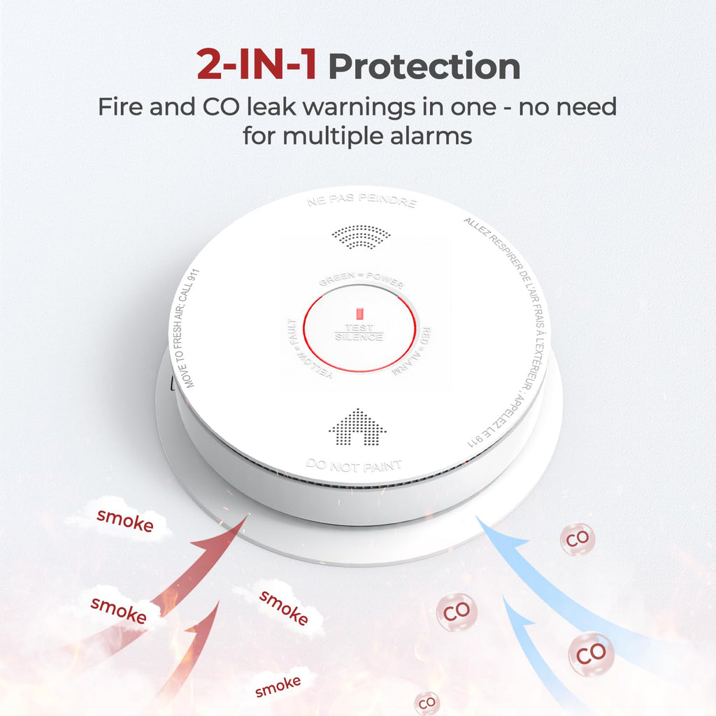 Smoke and Carbon Monoxide Detector Combo 1 Pack S998