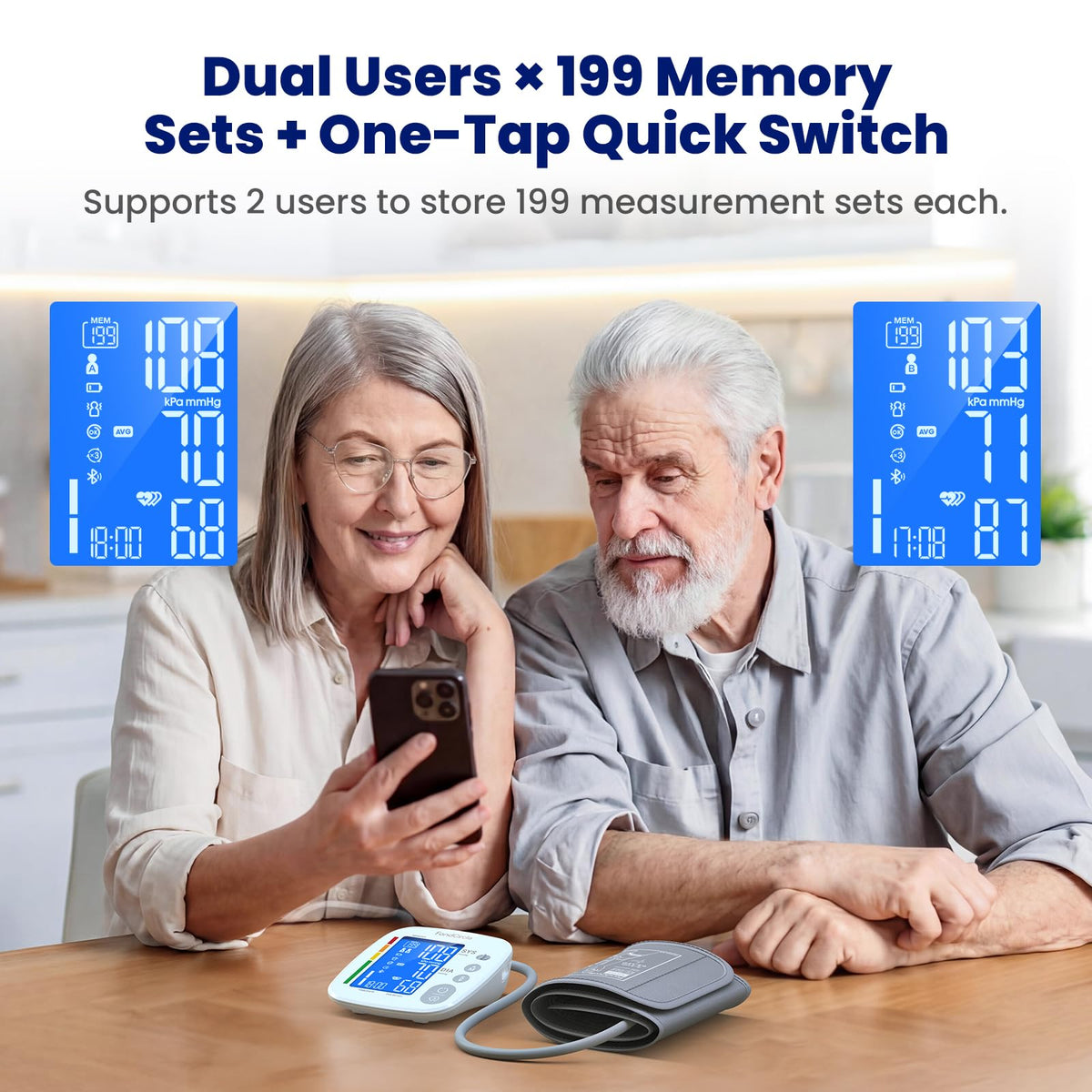 Digital Upper Arm Blood Pressure Monitor V906