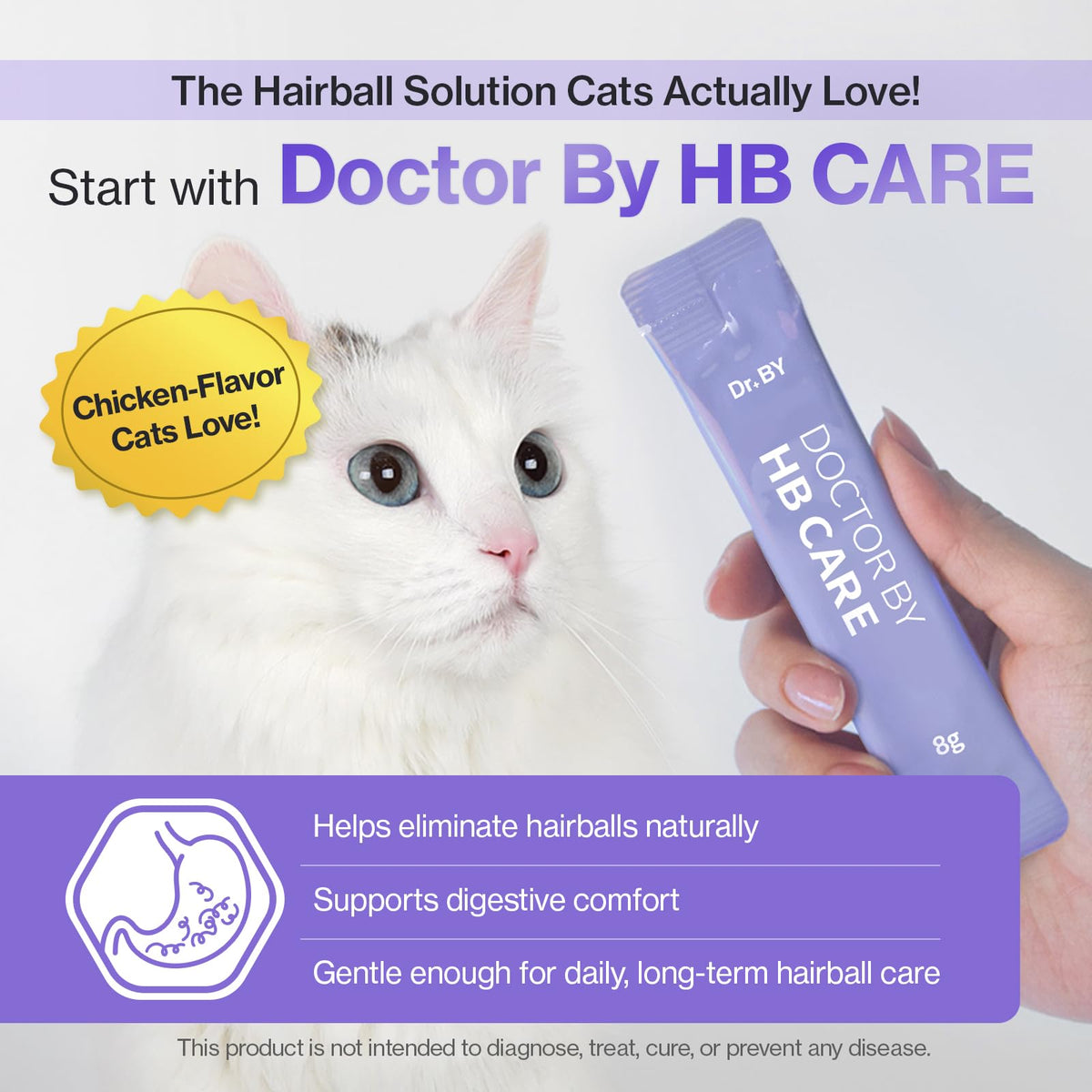Chicken Flavor Hairball Relief Cat Supplement 30 Count K225698