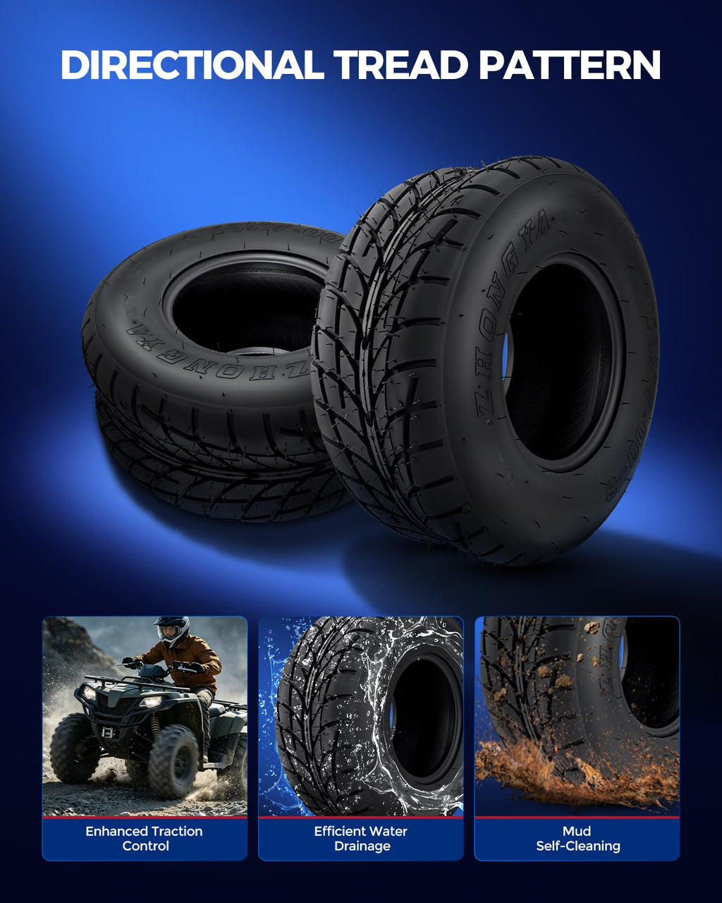 All-Terrain Tires 19x7-8 Set 2 X540322