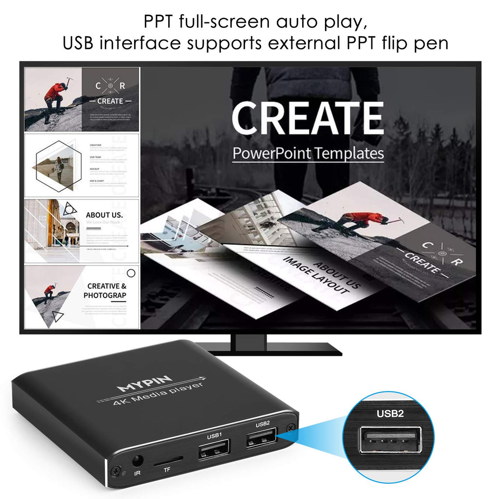 4K Media Player with Remote Control M403