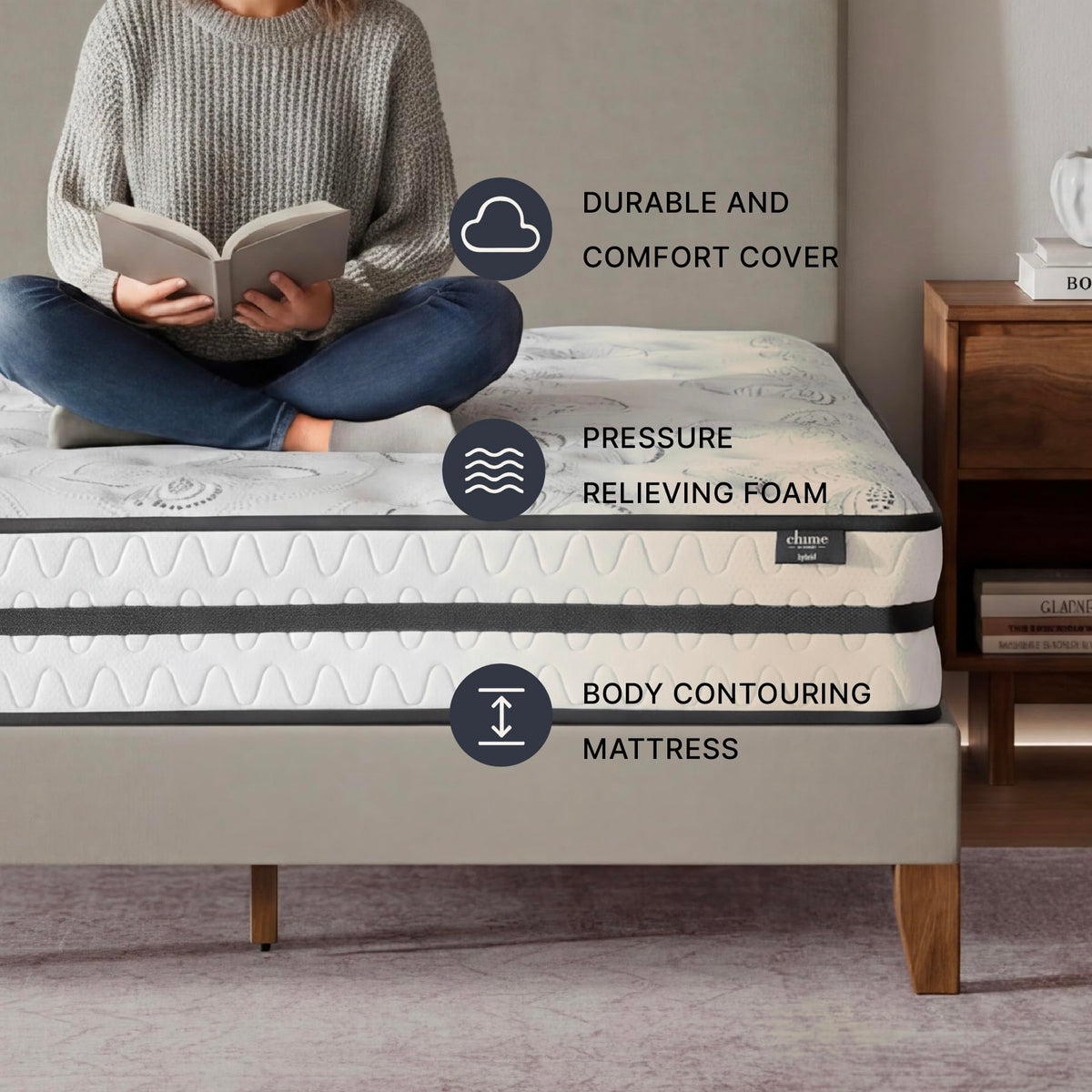 10 Inch Full Hybrid Mattress Z61132