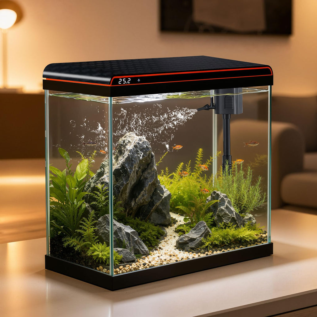 5 Gallon Glass Fish Tank T73741