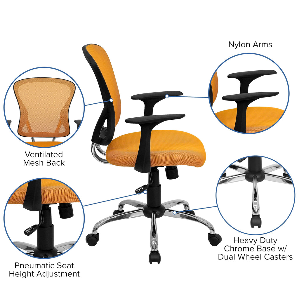 Mid-Back Mesh Executive Office Chair B1952