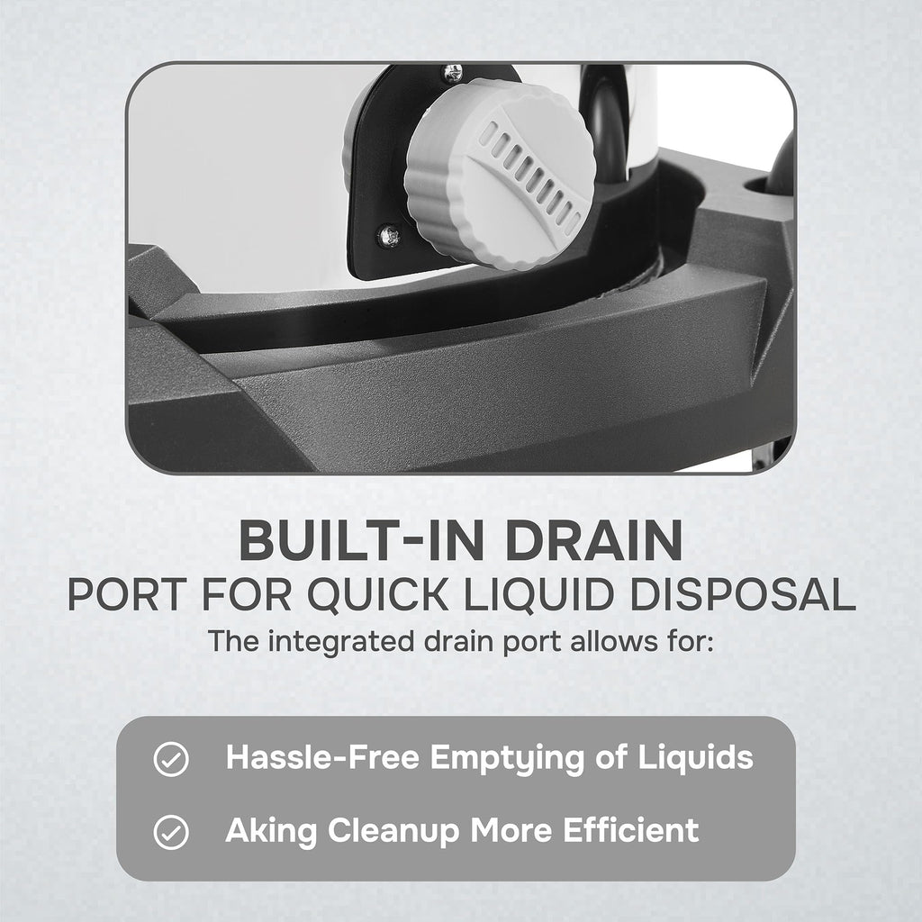 21 Gallon 8.5 Peak HP Stainless Steel Wet/Dry Shop Vacuum R471407