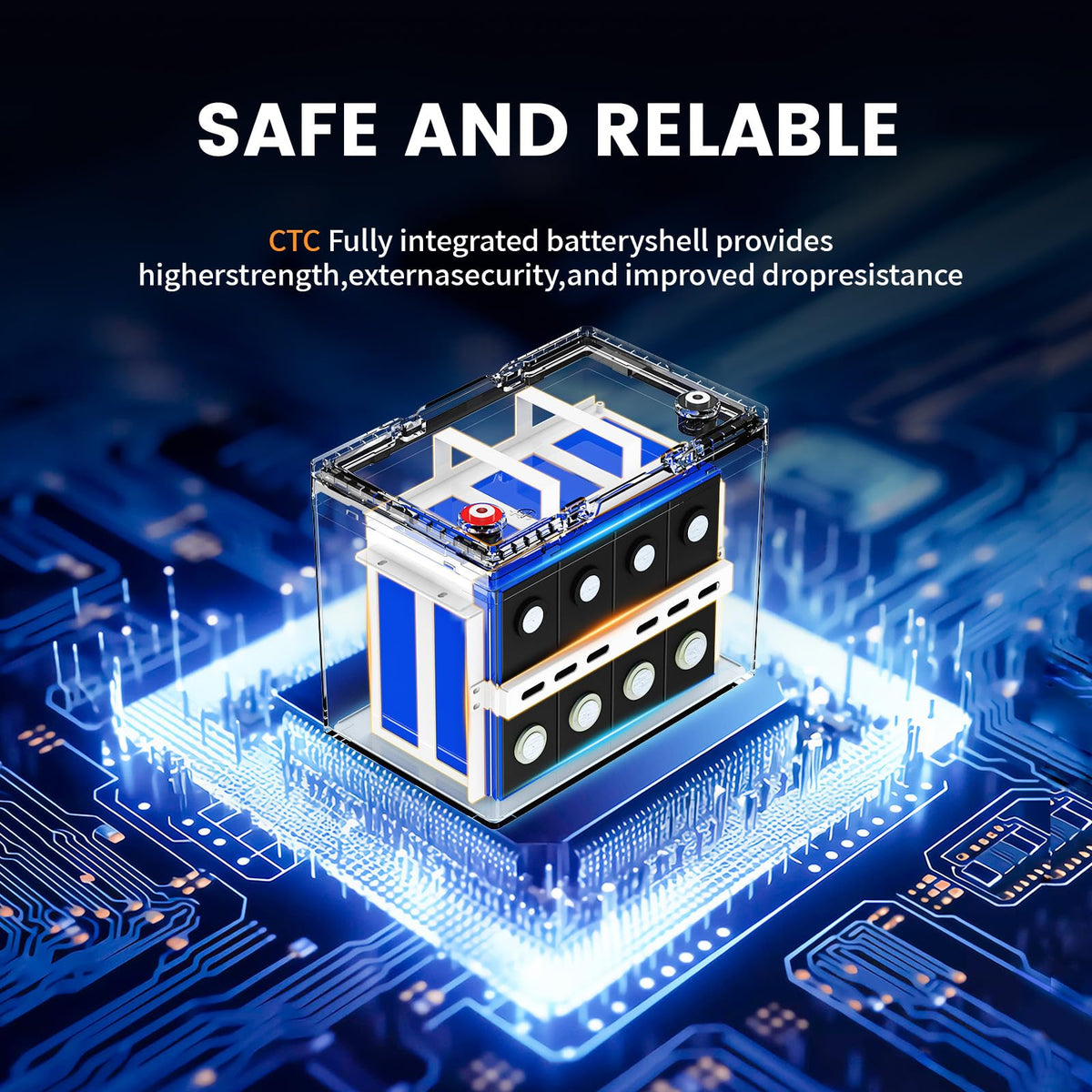 12V 100Ah LiFePO4 Battery Group 24 I22658