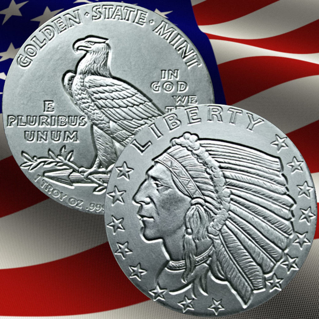 1 Troy Oz .999 Fine Silver Round N97230
