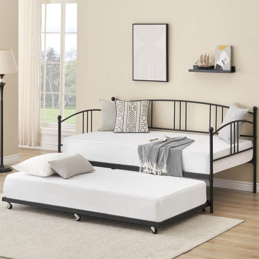 Twin Metal Daybed with Trundle Z39800