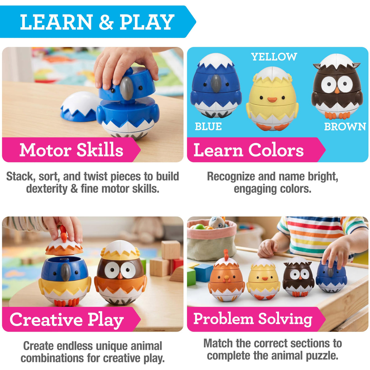 Stacking & Sorting Animal Toys C72138
