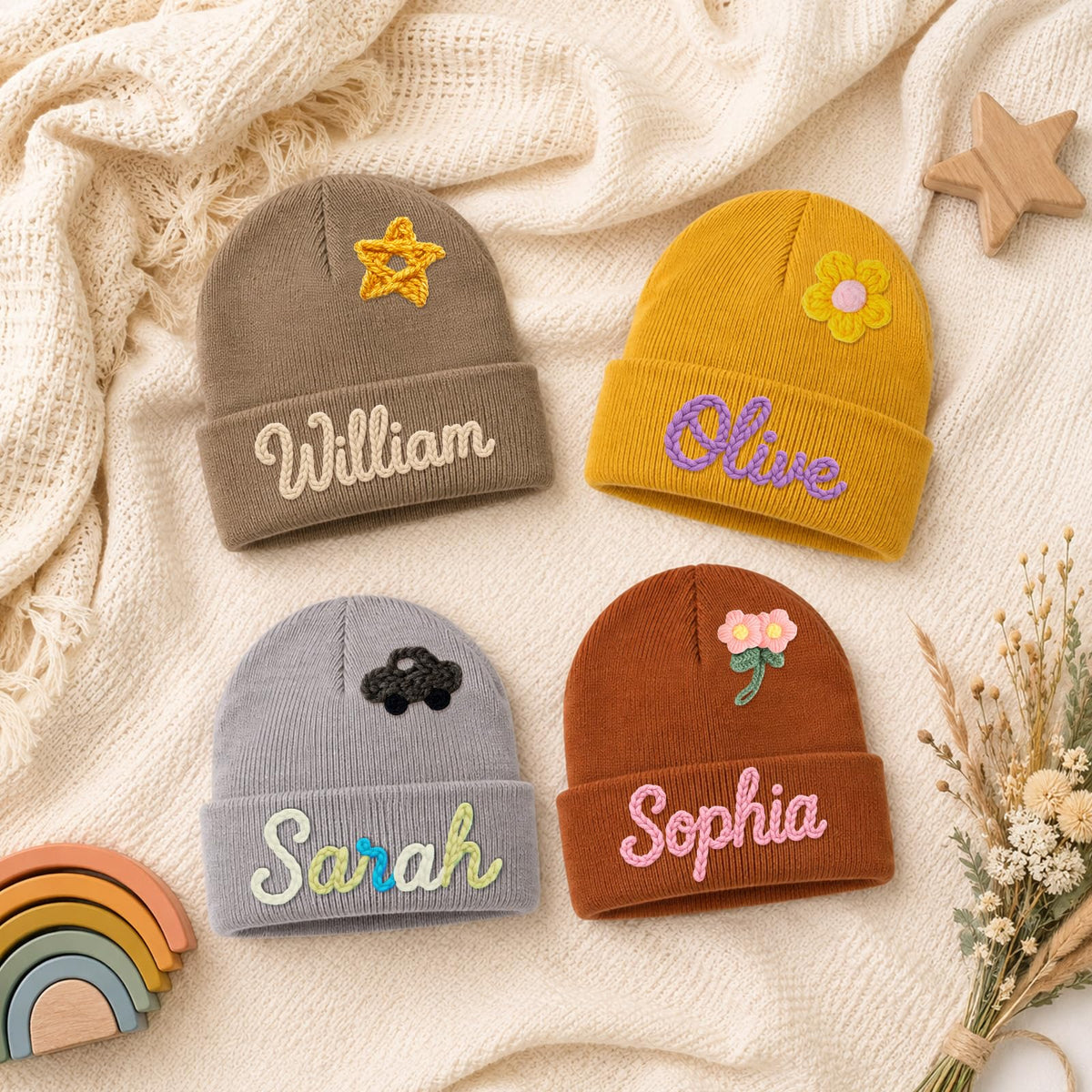 Custom Baby Beanie Hat D189497