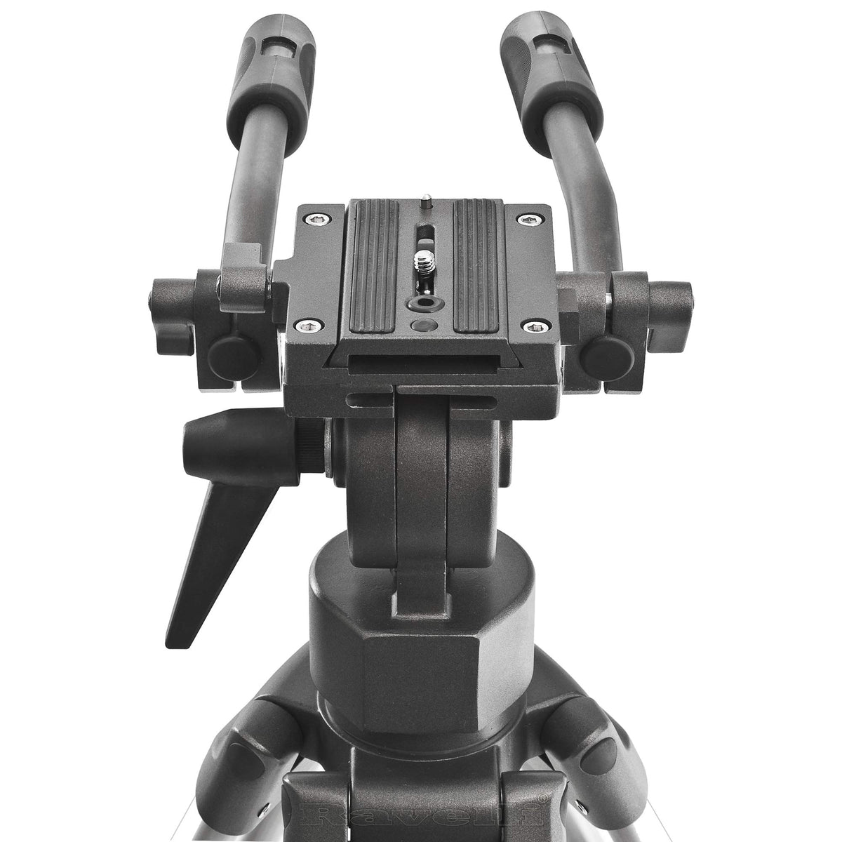 55" 65mm Video Camera Tripod with Fluid Drag Head and Carry Bag V1608