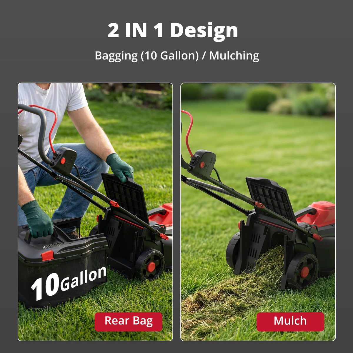 14-Inch Electric Corded Push Mower F523