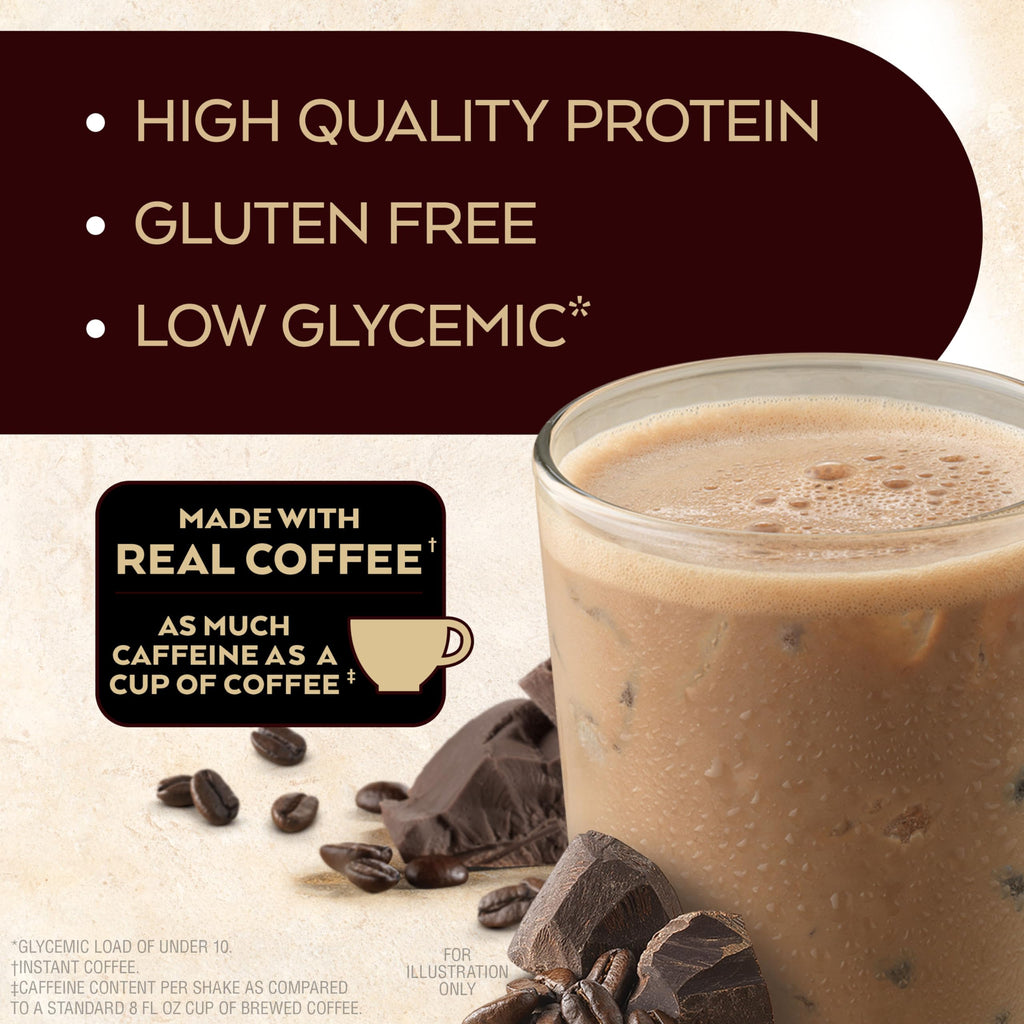 Chocolate Banana & Mocha Latte Protein Shake, 15g Protein, Keto Friendly A371