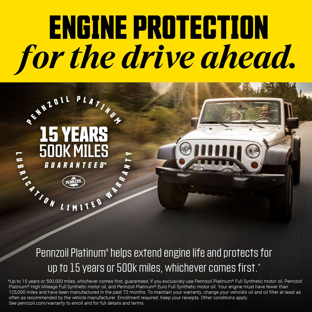 Full Synthetic 5W-30 High Mileage Motor Oil 1-Quart K433