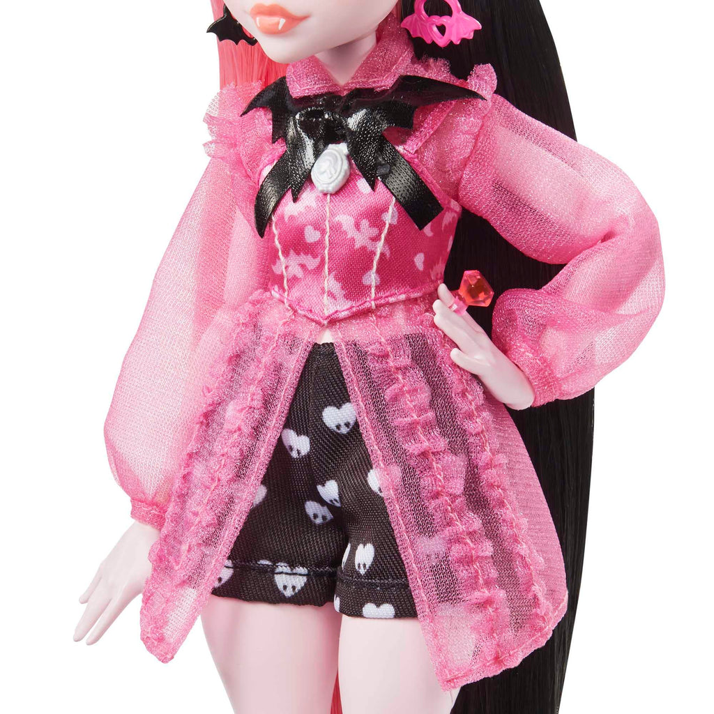 Monster High Doll with Pink & Black Hair T11902