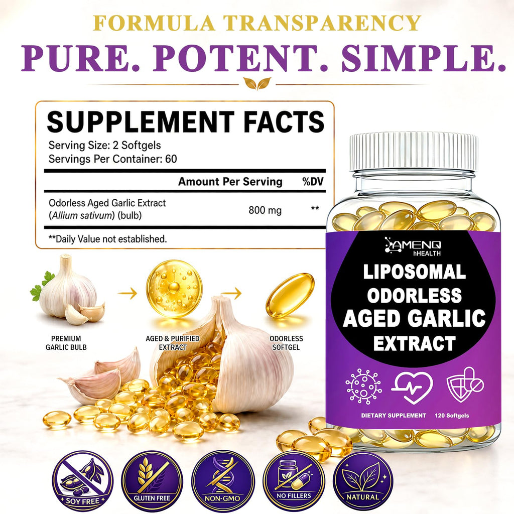 Odorless Garlic Extract 800mg Softgels P35910