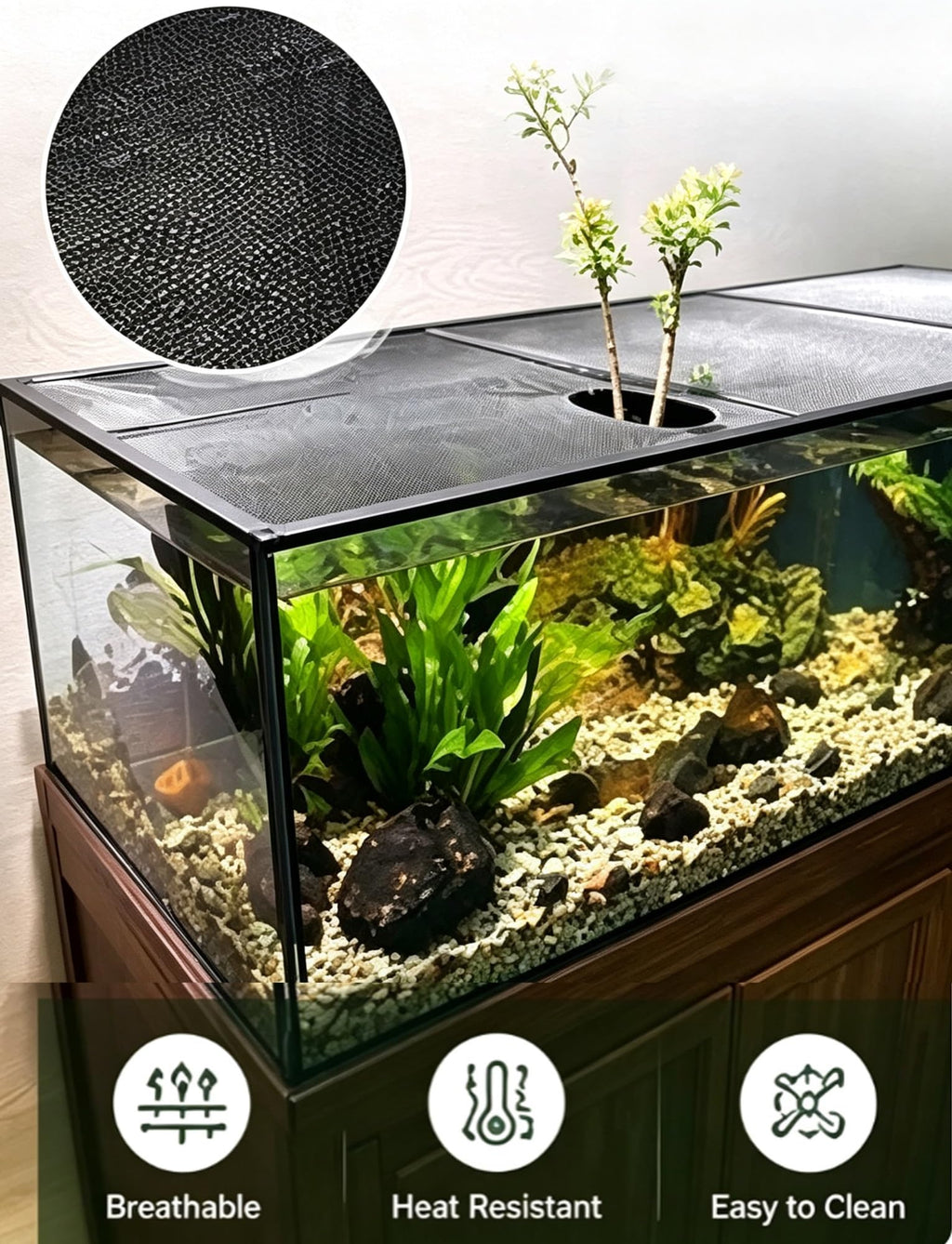 Aluminum Fish Tank Mesh Lid I86209