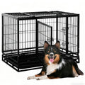 48 inch XXL Heavy Duty Dog Kennel with Wheels S267