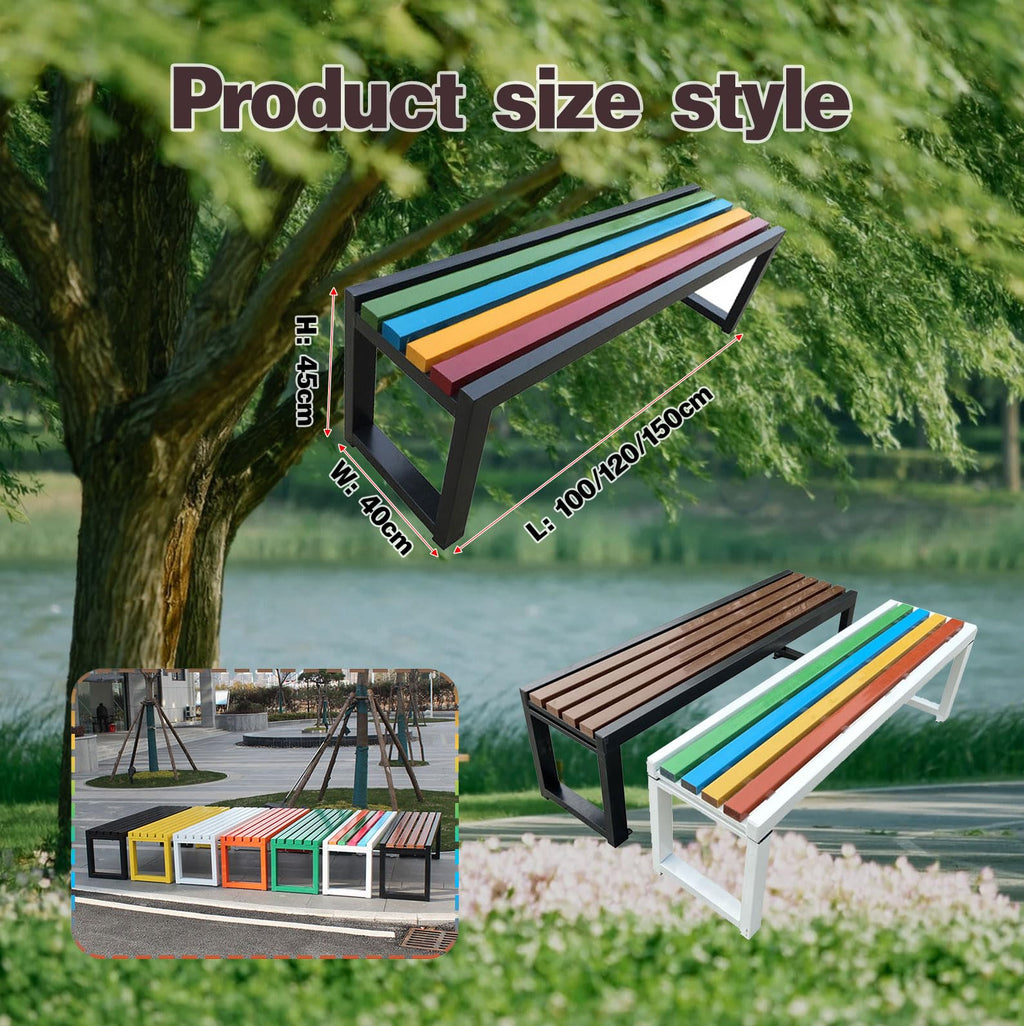 Metal Garden Bench O898