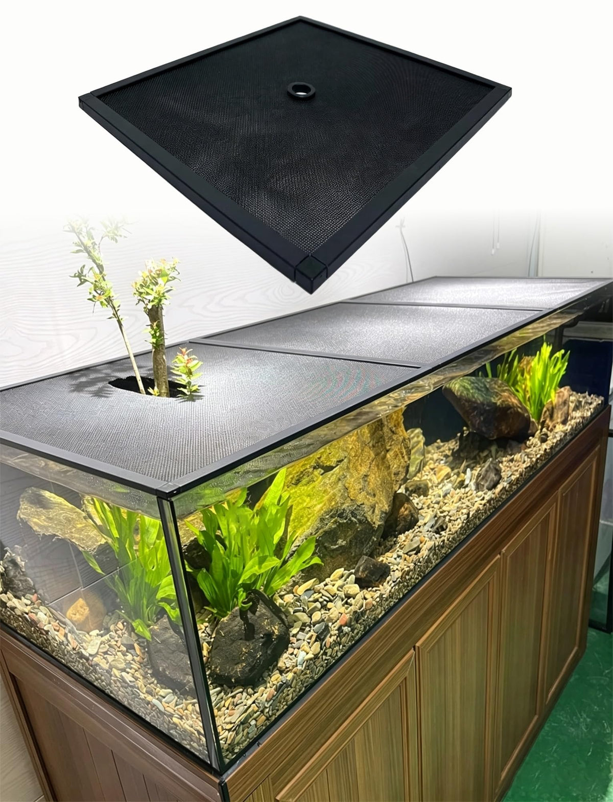 Aluminum Fish Tank Mesh Lid I86209