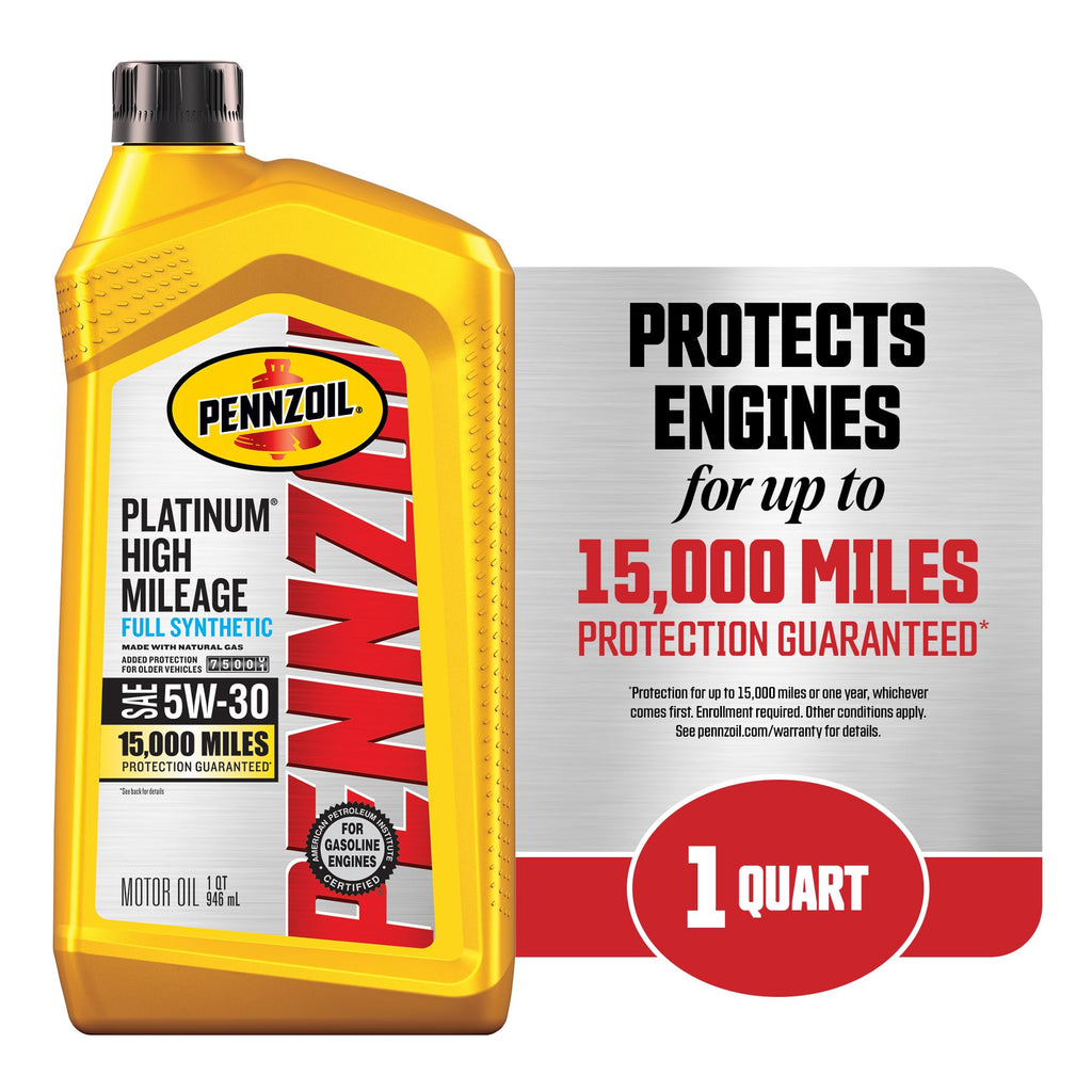 Full Synthetic 5W-30 High Mileage Motor Oil 1-Quart K433
