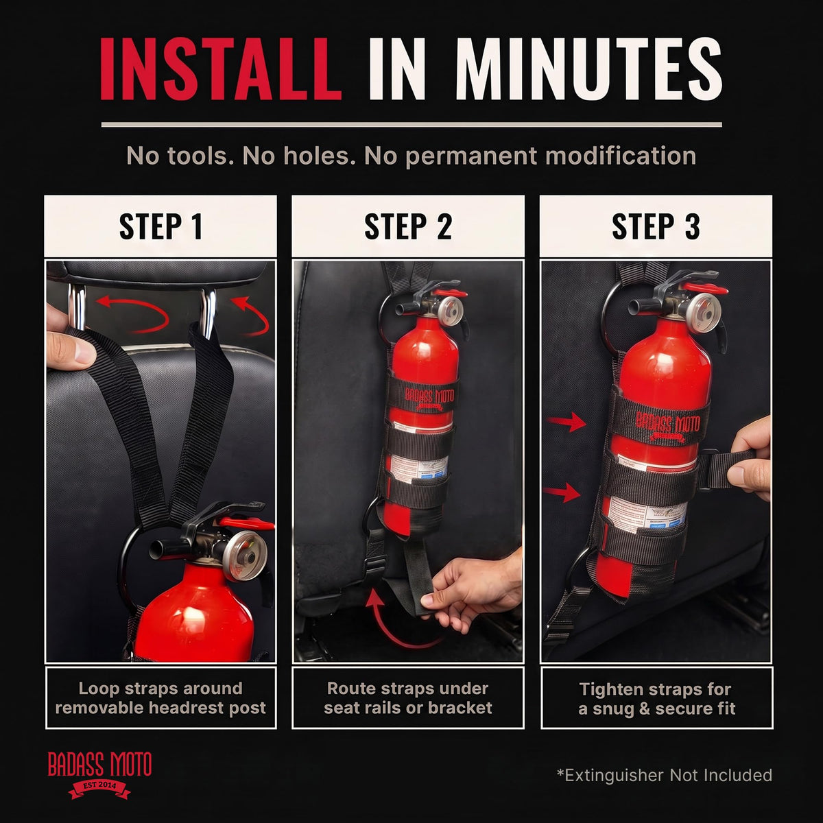 Car Fire Extinguisher Mount V762123