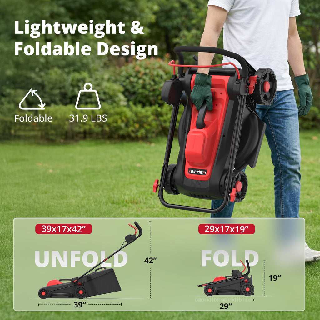 14-Inch Electric Corded Push Mower F523