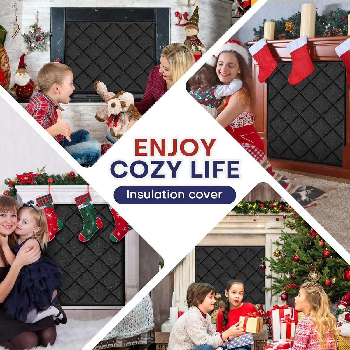 Magnetic Fireplace Cover 39" W x 32" H H62293